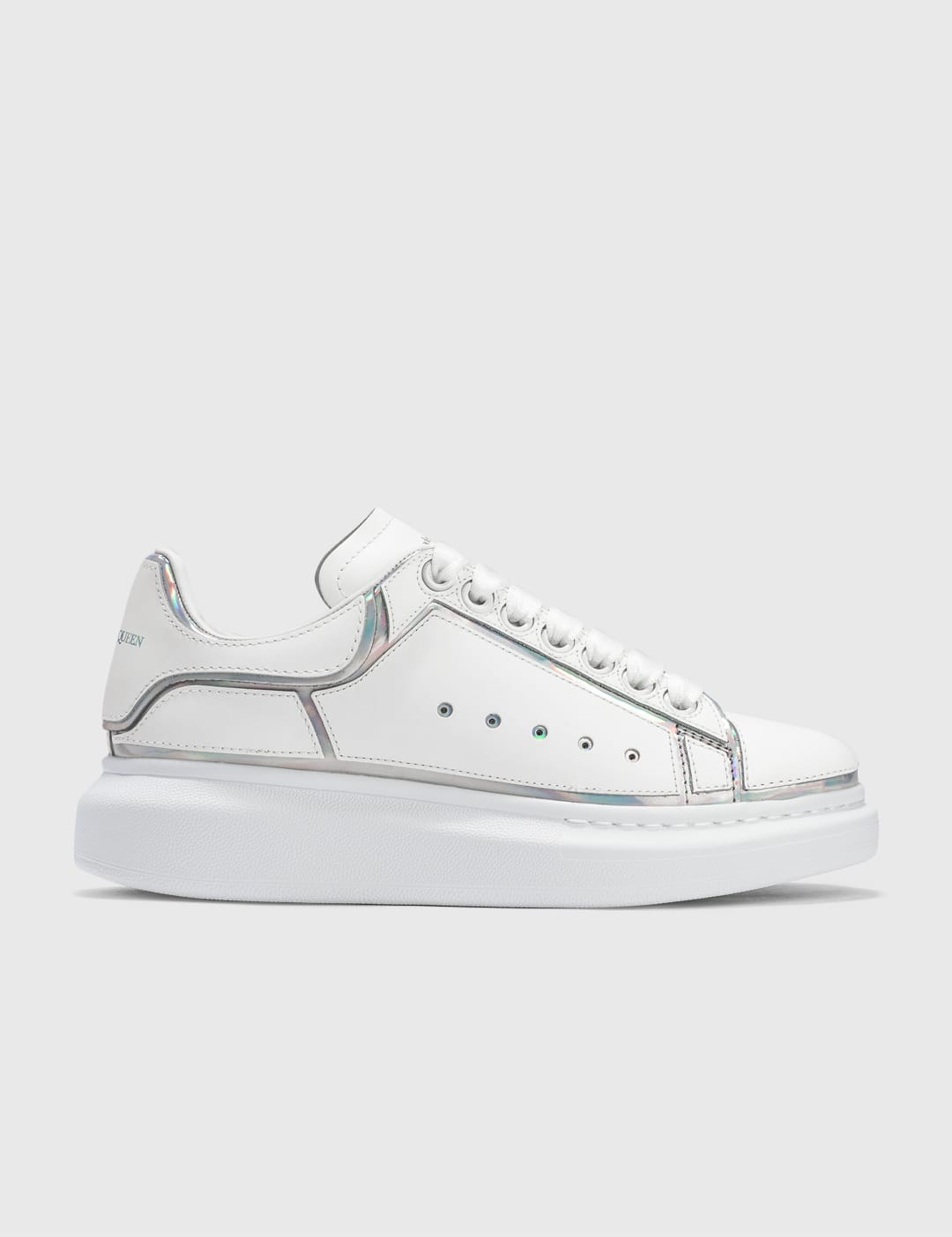 Alexander McQueen | White and peony pink classic sneakers | Savannahs
